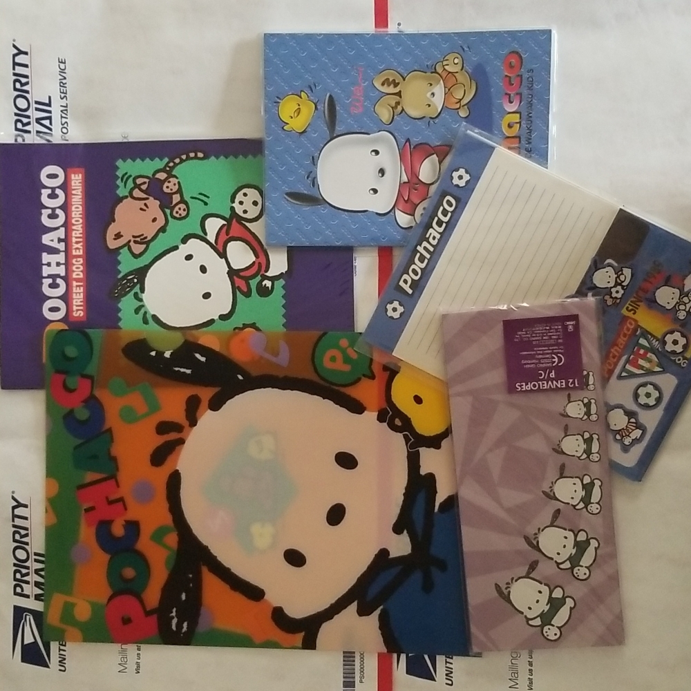 Vintage Sanrio Pochacco Stationary and Office Supplies